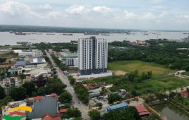 Thi công đóng cọc cừ tràm: khu dân cư thương mại Phú Mỹ